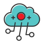 Cloud Native - Red dot - White Circle