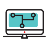 Intelligent Routing White Circle