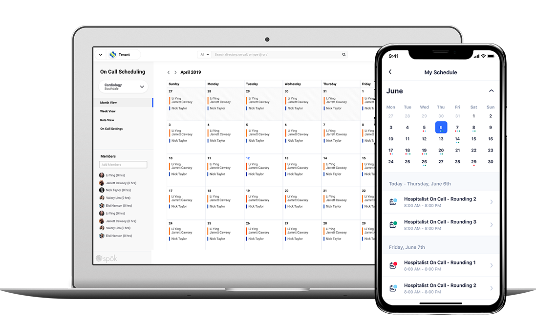 On-call scheduling - Accurate and up-to-date on-call scheduling information at your fingertips