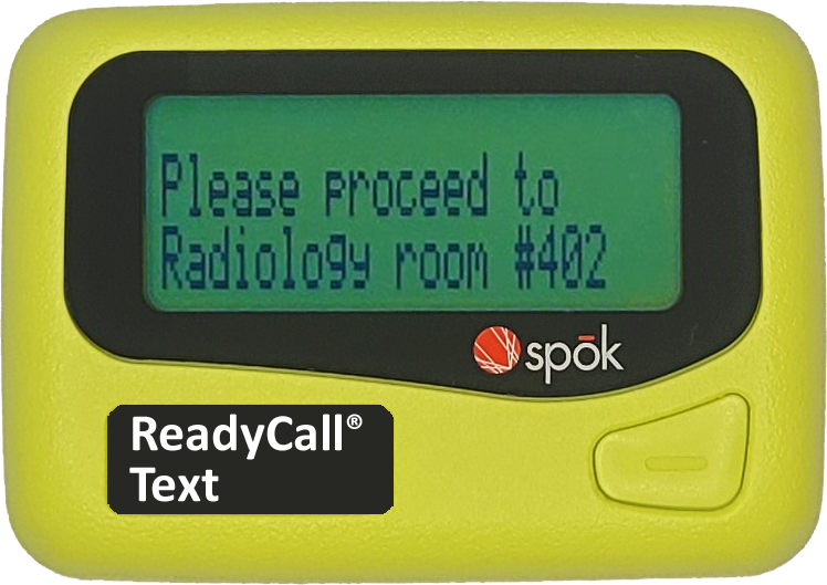 ReadyCall Text pager 